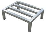 Lockwood DR-2036-12 Aluminum Dunnage Rack, 2000 lbs Load Capacity, 36