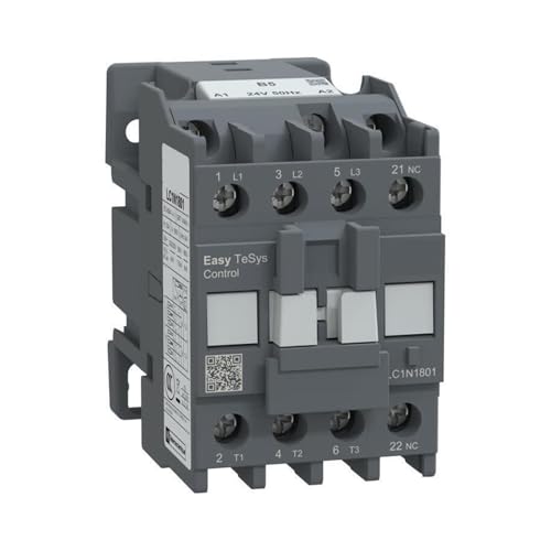 Contacteur tripolaire LC1N1801B5N triphasé pour circuit électrique 18A