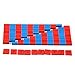 Montessori Small Numerical Rods with Number Tiles Montessori Math Toys Materials for Toddlers Kids