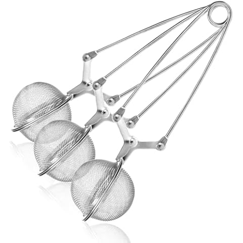 COM-FOUR® Pinces à thé en acier inoxydable Cover