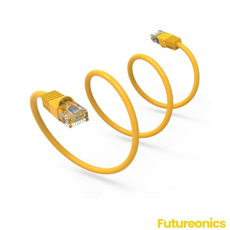 Cable Ethernet Cat 6 125 ft Amarillo Pack 5 miniatura 3