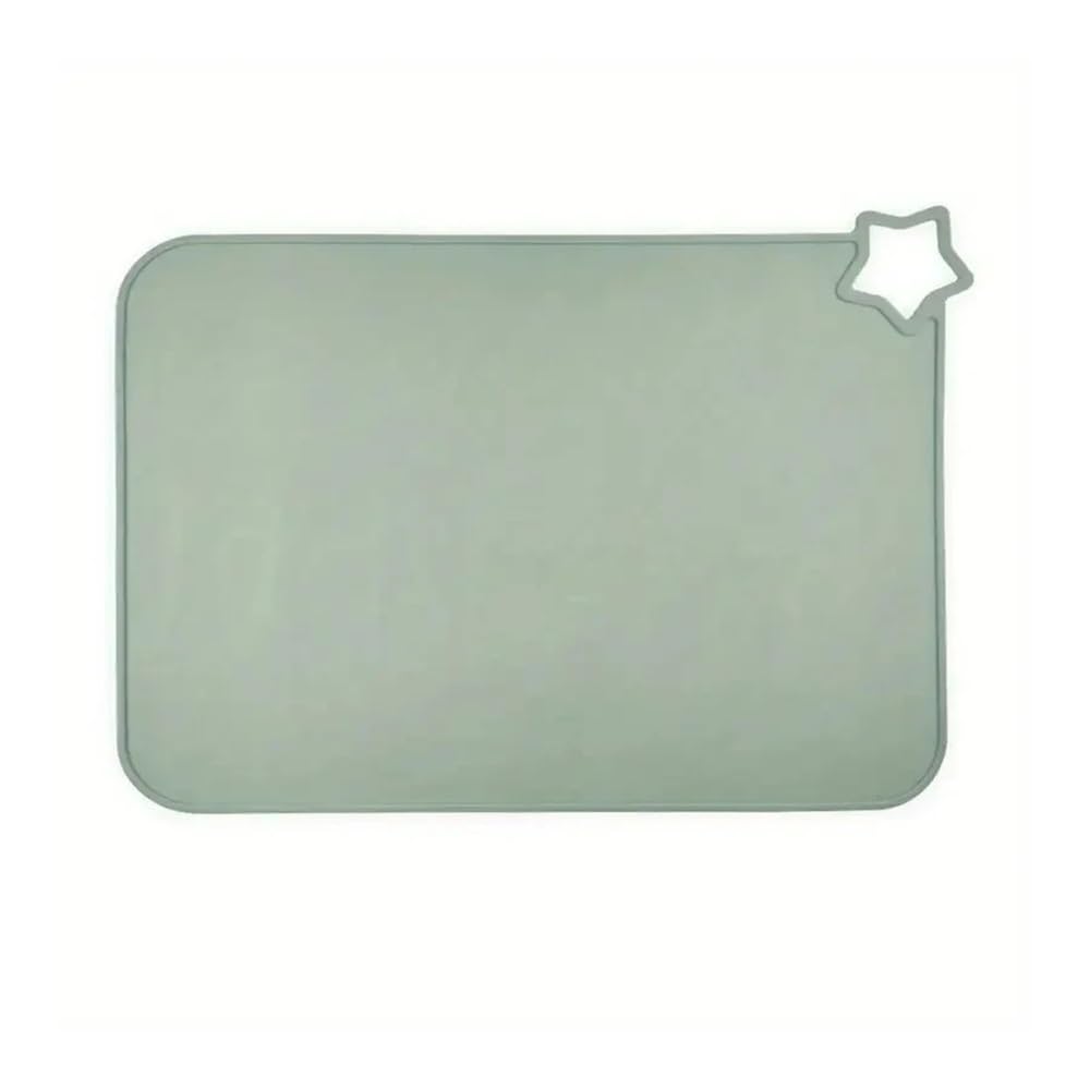 Heat-proof Placemats Heat-insulating Mats Easy-to-clean Waterproof(Green)