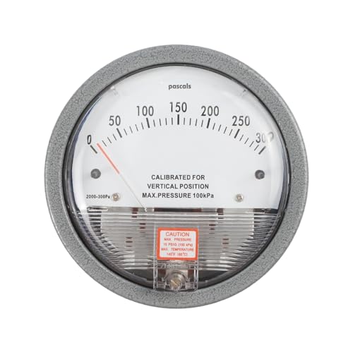 Manomètre de pression différentielle 0-300 Pa pour stopper les pannes de ventilation