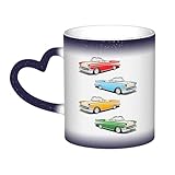 Design céramique : design épais et antidérapant au fond de la tasse, facile à utiliser, facile à ranger. Simple et généreux, et l'ouverture de la tasse est délicate et lisse, ce qui rend votre goût plus mémorable. Convient pour café, bureau, maison, etc.