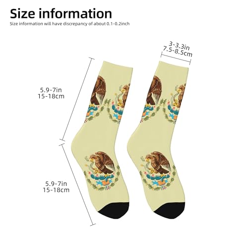 Mexican flag eagles A Pair Junior Athletic Short Tube Socks Children Calf Tube Socks Short Stockings2