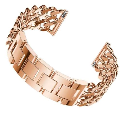 ibasenice Metal Watchband for Watch Watch Chic Double Row Design Lightweight Replacement Strap for Stylish Everyday Wear