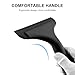 SetSail Shower Squeegee for Glass Doors Small Squeegee for Shower Glass Door Mini Silicone Windshield Squeegee for Car Window, All Black