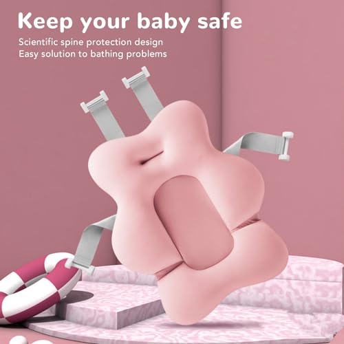 Tapete de Banho Ajustável para Bebês Com Proteção Científica para a Coluna, Almofada de Banheira Ant