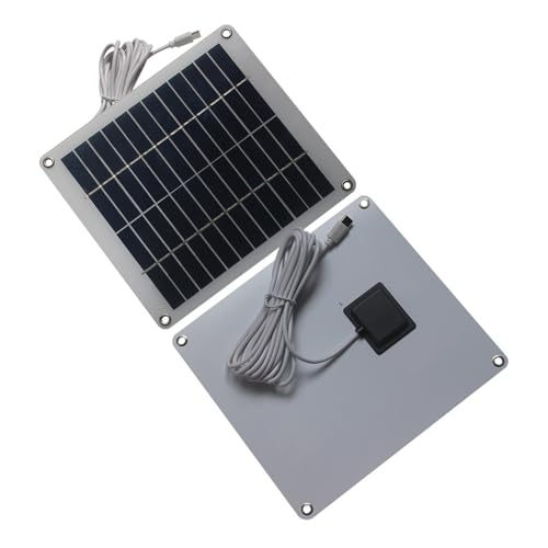 Solar Panel Outdoor Gear - 12 V Type-C Charger, Waterproof 50 W Gears For Ring Camera, Camping Hiking Backpacking Travel Festival Beach Fishing Rv Car Storm Blackout | Portable Solar P