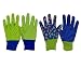 Produktbild 2 Paar Kinder-Gartenhandschuhe, weiches und bequemes Design, für Alter 56, Alter 78, Baumwolle, Gartenhandschuhe für Mädchen und Jungen, Garten