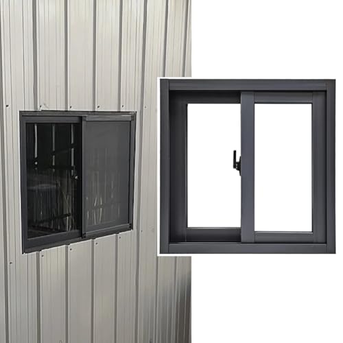 Ventana de ventilación de baño para sótano, deslizante horizontal, montaje empotrado, tamaño personalizado, ideal para hogares