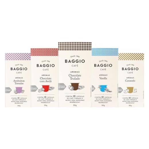 Kit 50 Cápsulas Cafe Gourmet Baggio Para Cafeteira Nespresso