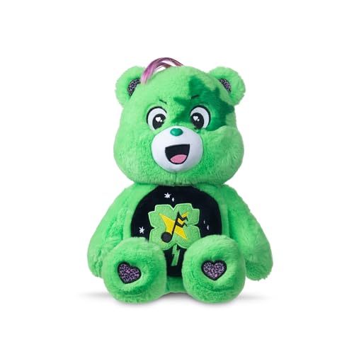 Care Bears - 14' Rock Theme - Medium Size Plush - Good Luck Bear - Amazon Exclusive