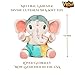 VEDA Plush Toy of Bal Ganesha. Plush Stuffed Elephant Soft Toy for Boys and Girls of All Ages. Best Gift for Kids. Multicolor. Size: 12 inches (30cm)