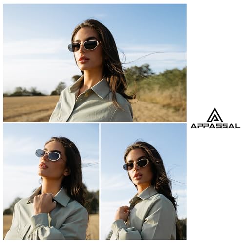 Retro Oval Sunglasses For Women Men Hexagonal Rectangle Metal Frame Sun Glasses AP3625