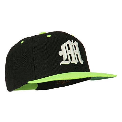 Image of e4Hats.com Old English M 3D Embroidered Snapback Cap