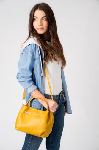Image of Girly HandBags Womens Bucket Genuine Leather Handbag