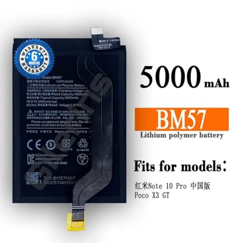 Image of Original BM57 Battery for Redmi Note 10 Pro / 10 Pro Max Battery with 6 Month Warranty****(K73)