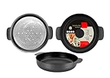 Tartera indubasic de 20 cms, fabricada en material resistente, medidas compactas, ideal para cocinar y transportar alimentos. Diseñado para: almacenar y llevar comidas. #