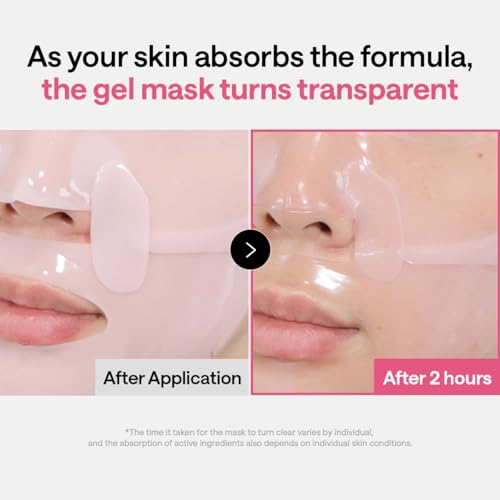 Image of Mediheal Hyper Collagen - Collagen Real Deep Mask, Overnight Firming & Hydrating Gel Mask, Pore Appearance Refining, Plumping & Elasticity Care, Korean Skincare (4ea)