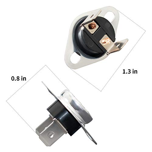 Sikawai DC97-14486A Dryer Heating Element Heater Duct Assembly Compatible with Samsung includes DC47-00016A Thermal Fuse,DC32-00007A Thermistor Thermal Fuse Kit Replace DC97-08891A DC9714486A - Thumbnail 3