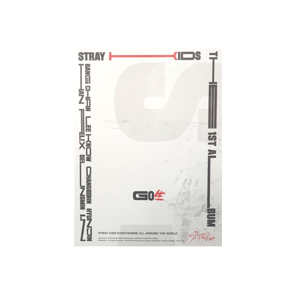 Stray Kids SKZ - 1st Album Go Live [A Type] - Black 12x12 inches