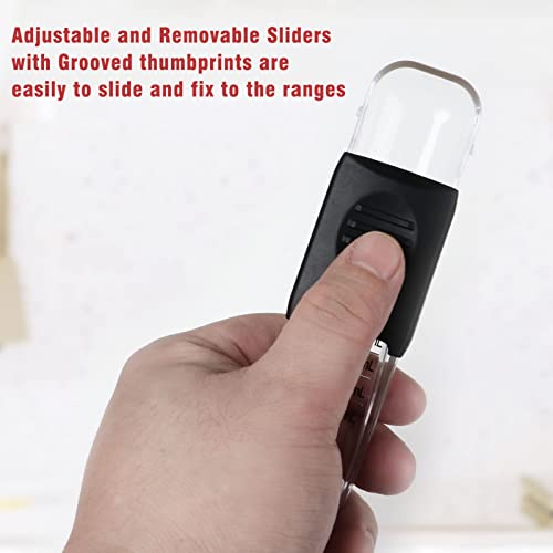 Professional Adjustable Measuring Spoons Set of 2#2258, Fits in Spice Jars, Teaspoon Measuring Spoons 9 in 1 for Dry and Liquid, BPA- free & Dishwasher Safe - Image 5