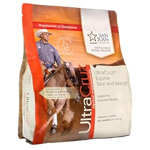 UltraCruz Equine Skin and Allergy Supplement for Horses, 4 lb. Pellet