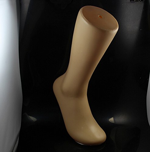 Chengyida 1 Piece 12" Tall Male Magnetic Self Standing Right Leg Foot Mannequin Sock Display #TOP3