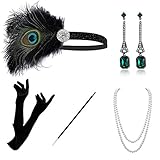 charleston kopfschmuck zigarettenspitze Kostbares Geschenk: Für Familie, Liebhaber, Freunde, Kollegen, Freundin, Verlobte, Frau, Mutter, Paar, Valentinstag usw. ist dies ein wunderbares Geschenk. Es ist auch die perfekte und beste Wahl für Bräute, Brautjungfern und jeden formellen Anlass