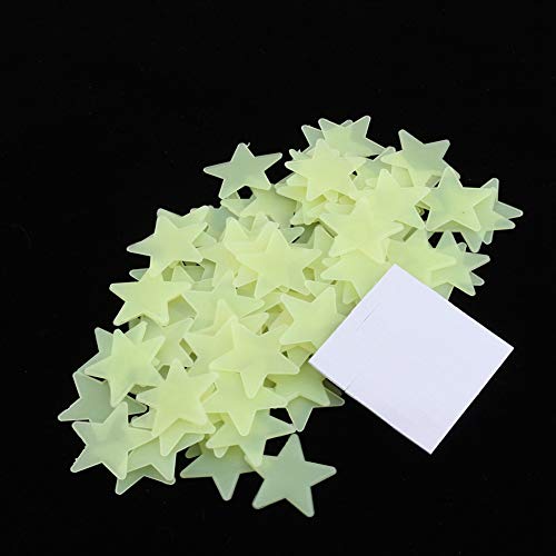 Adhesivos de Estrella Fluorescentes para Pared 100 Piezas miniatura 6