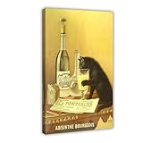 Photo Gallery bkhjsasu stampa artistica da parete su tela, motivo: gatto che beve un gatto, stile vintage, per soggiorno, camera da letto, 60 x 90 cm Photo Gallery bkhjsasu stampa artistica da parete su tela, motivo: gatto che beve un gatto, stile vintage, per soggiorno, camera da letto, 60 x 90 cm