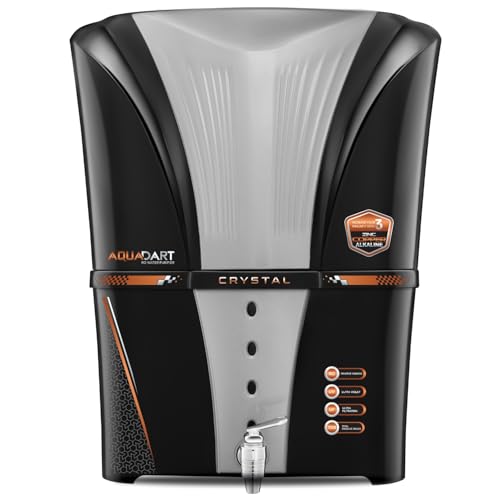 Image of AquaDart Zinc Copper Alkaline Hydrogen RO Water Purifier |12 Liter Storage | RO+ZN+CU+ALK+ Negative ORP+UV+UF+TDS | Best Water Filter for Home Drinking (Made In India)