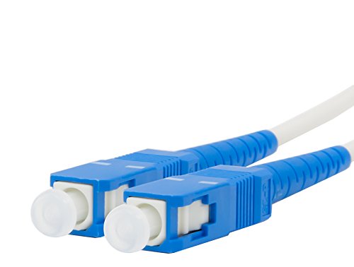 YOU+ 両端SCコネクタ付 宅内光配線コード(光ファイバーケーブル) 曲げに強く耐圧200kg/10cm2 (10m)