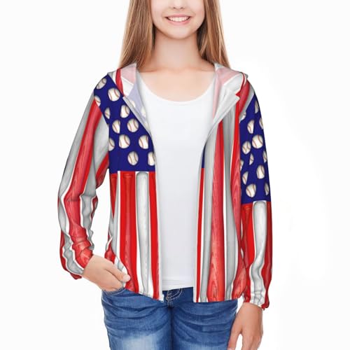 Kids Active Zipper Sun Protection Jacket Boys Girls Hooded Cooling Shirt2