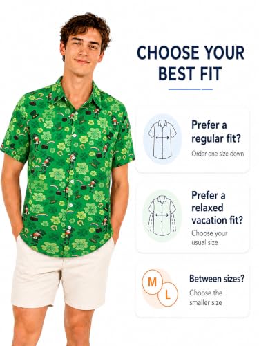 Image of Yoimira Hawaiian Shirts for Men, Print Mens Casual Short Sleeve Button Down Shirts Floral Aloha Beach Shirt