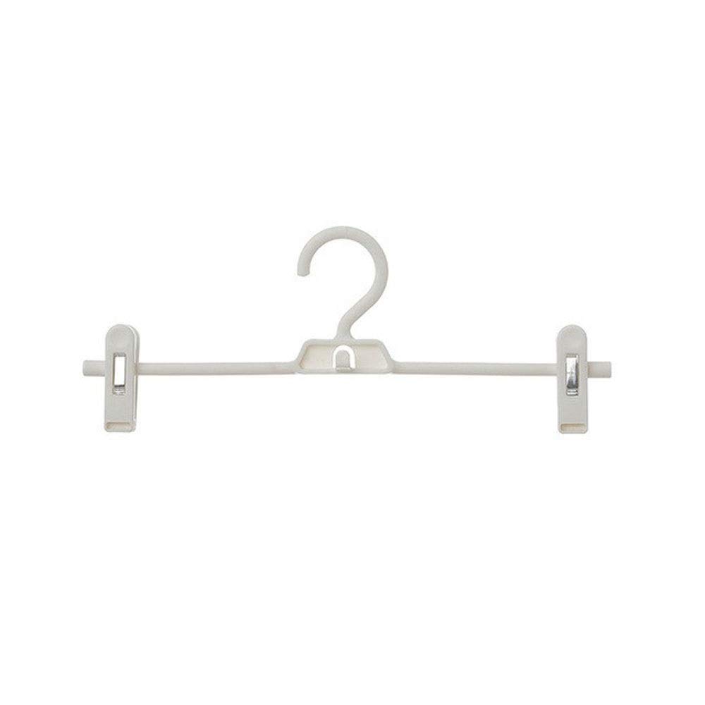 JINGYAN Standard Hangers Clothes Pants Trouser Scarf Hanger Multi Layer Storage Rack Closet Space Saving(White)