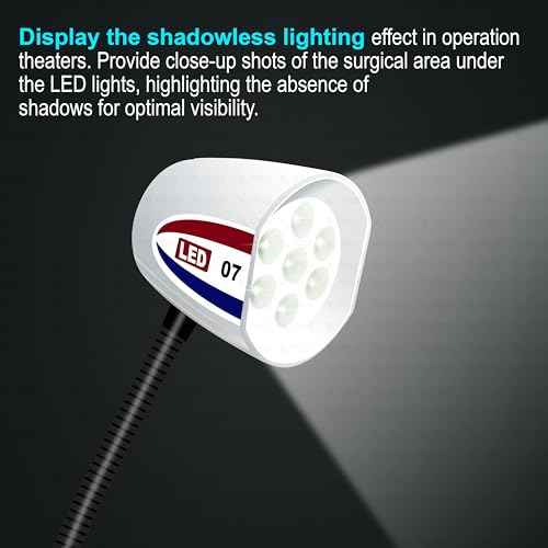 Image of OTICA LED OT Light Examination High-Intensity Standing Spot Type Surgical Light (7 LED Spotlight)