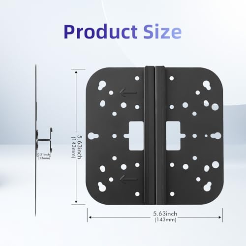 Image of Mounting Bracket for Wireless Access Point, for HP, Aruba AP-MNT-MP-E, Support Utility Box, Wall Mount, Lock Ring