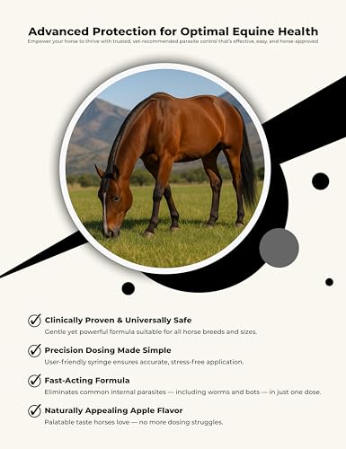 CLENVIA Horse Paste 1.87% – Apple Flavored Wormer – 6.08g Tube – Treats Up to 1250 lb - Thumbnail 2