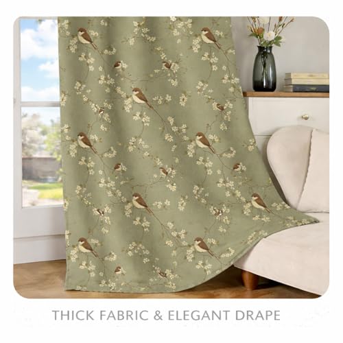 Image of STITCHNEST 'Florea Series' Premium Satin Room Darkening Curtains 7 Feet Long Set of 1 | Door Curtain 7 x 4 Feet | Blocks 70-80% Light | Ideal for Bedroom, Living Room & Home Decor