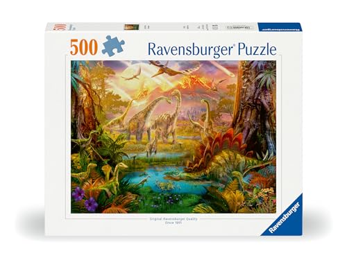 Puzzle 500 pièces La des dinosaures Ravensburger France - vue 4