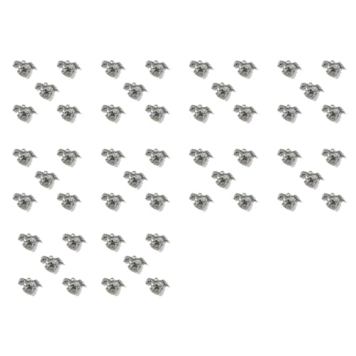 Colgantes de caballos para hacer joyas en casa, pack de 50 dijes de animales para manualidades