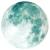 HOODANCOS 夜光月壁ステッカー 素材 実用 蓄光ムーンデザイン 防水 剥がせる 北欧風 寝室リビング窓用 インテリア装飾