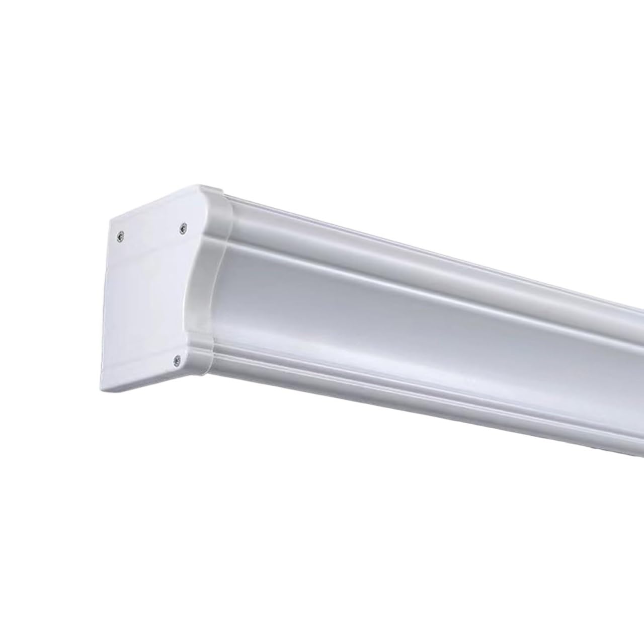 Double Track Curtain, Double Rail Curtain Track 1-8m Wall Mount Blackout Sliding White Gray(White,4.4m(14.4ft))
