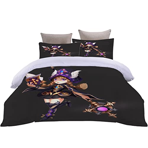 Parure de lit 1 personne magicien en microfibres pour des nuits magiques - 5