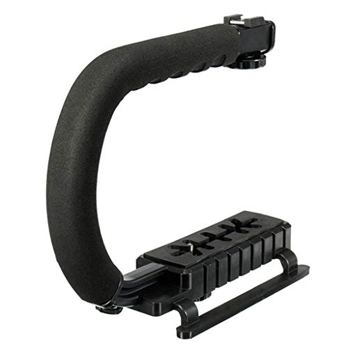 VIBLITZ® Universal Stabilizer C-Shape Bracket Video Handheld Grip for DSLR DV Camera (Black) VIBLITZ® Universal Stabilizer C-Shape Bracket Video Handheld Grip for DSLR DV Camera (Black)