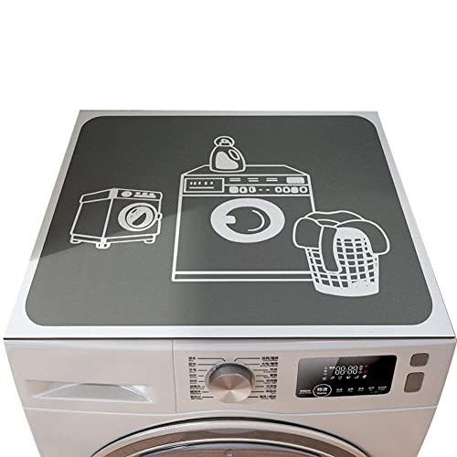 Couvre-poussière pour réfrigérateur tapis cuisine absorbant lavable