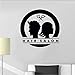 Produktbild Ponana Friseursalon Logo Wandaufkleber Barbershop Stylist Wandtattoo Friseursalon Dekoration Abnehmbare Friseur Wandkunst Wandbild 57X55 Cm