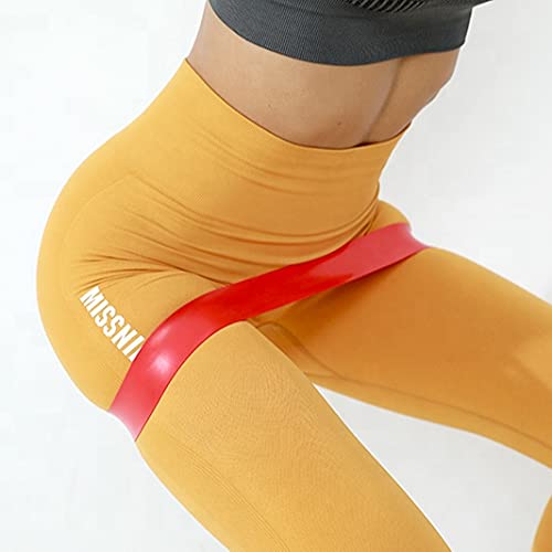 MANOGYAM Reistance Loop Band | Stretching Band | Resistance Band for Exercise | Workout Bands for Men & Women | Yoga Bands for Home Fitness Physical Therapy (Set of 2)